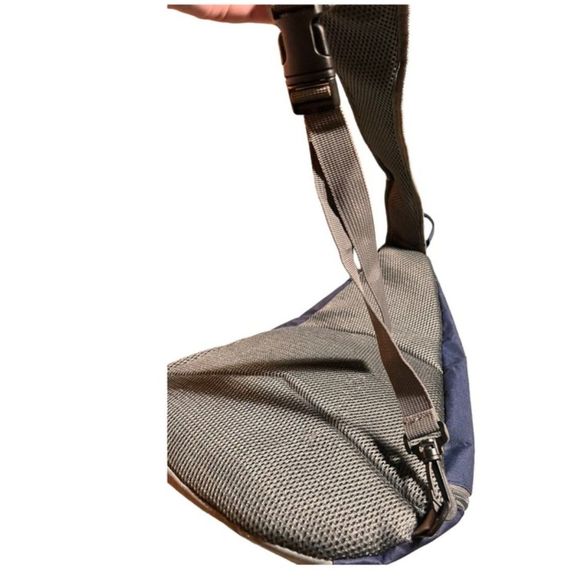 DCL Disney Cruise Line One Shoulder Sling Backpack Blue Gray Castaway Club Mesh - Picture 4 of 12